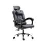 SILLA DE OFICINA VINIPIEL COLOR NEGRO