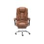 SILLA DE OFICINA EJECUTIVA ERGONÓMICA COLOR CAFE