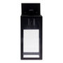 LÁMPARA DE PARED INCANDESCENTE 33 X 12.7 X 16.5 CM NEGRO