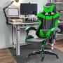 SILLA GAMER ESCRITORIO ERGONÓMICA RECLINABLE VERDE