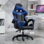 SILLA GAMER ESCRITORIO ERGONÓMICA RECLINABLE AZUL