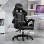 SILLA GAMER ESCRITORIO ERGONÓMICA RECLINABLE NEGRO