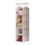 ORGANIZADOR DE ROPA Y ACCESORIOS 5 NIVELES BEIGE