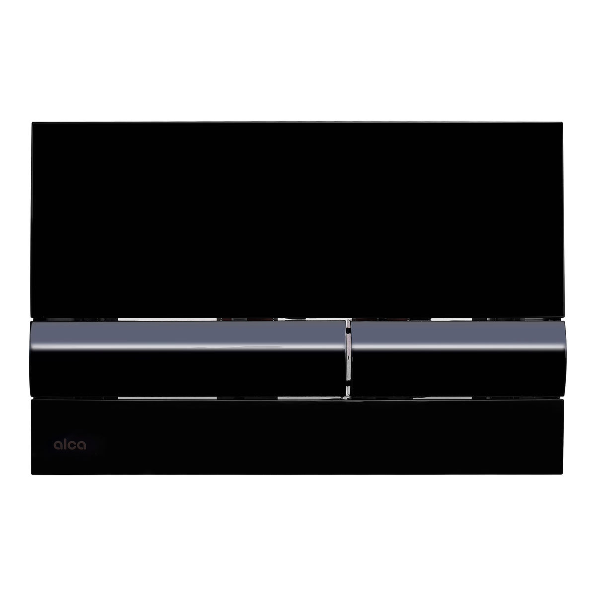 Pulsador en pared 16.5 x 24.7 cm níquel negro brillante alca