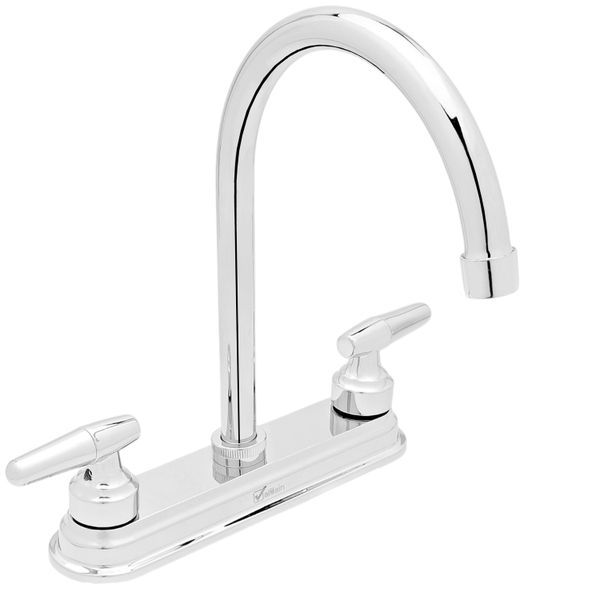 MEZCLADORA VALMAIN PARA LAVABO 8 PULGADAS CROMO