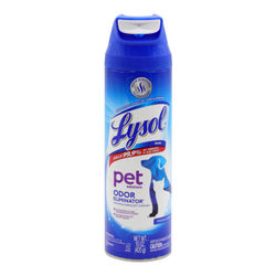 lysol lysol pet solutions spray desinfectante antibacterial para superficies y eliminador de olores