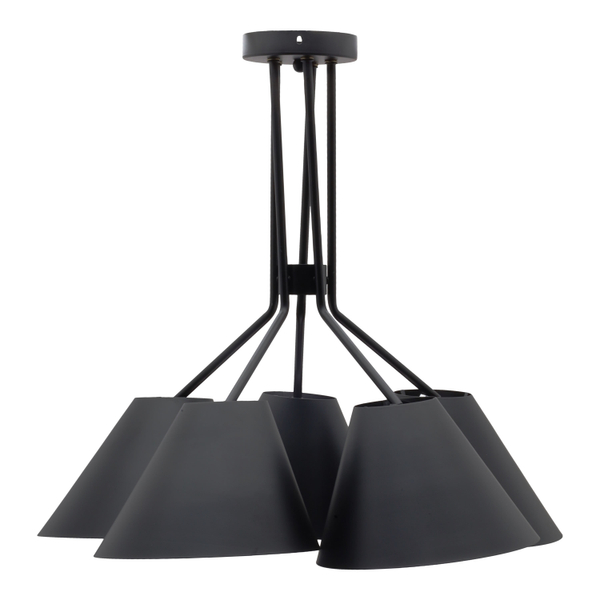LÁMPARA DE TECHO LED 54 X 64 CM NEGRO
