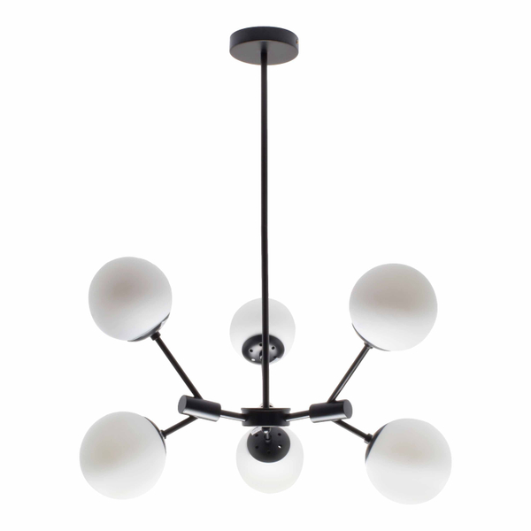 LÁMPARA COLGANTE LED 80 X 68 CM NEGRO