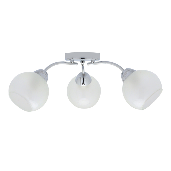 LÁMPARA DE TECHO LED 19.5 X 54 CM PLATA