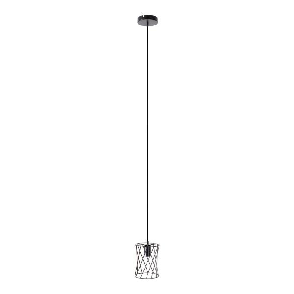 LÁMPARA COLGANTE CLÁSICO PE3034HM METAL NEGRO MATE 1 LUZ INCANDESCENTE