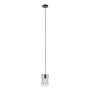 LÁMPARA COLGANTE CLÁSICO PE3034HM METAL NEGRO MATE 1 LUZ INCANDESCENTE