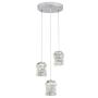 COLGANTE DE CRISTAL LED 3 LUCES LUXOR