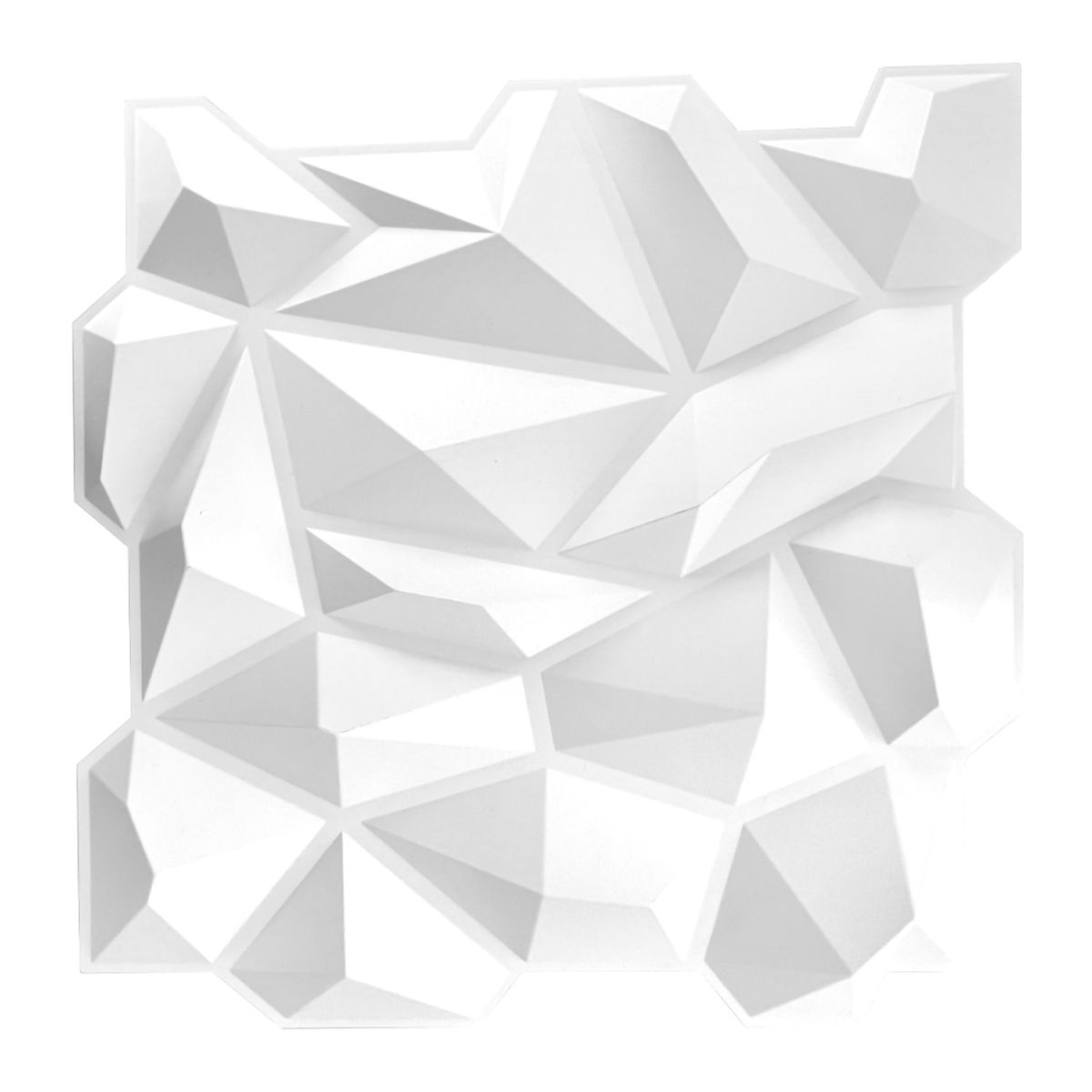 Art3d® Paneles de pared decorativos 3D Diseño de diamante de PVC