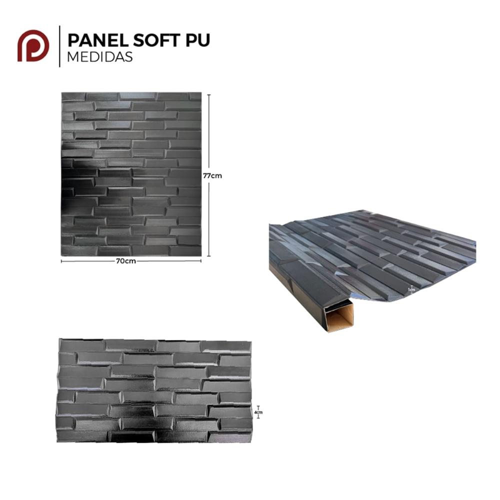 Panel Soft, Panel de Pared,3D Ladrillo,Autoadhesivo para Muro y  Pegar,Paquete de 10 piezas 70x77cm (PLATA) : : Herramientas y  Mejoras del Hogar