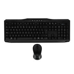 steren teclado y mouse inalámbricos, con teclas multimedia