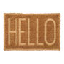 TAPETE DE ENTRADA COCO HELLO 40CM X 60CM
