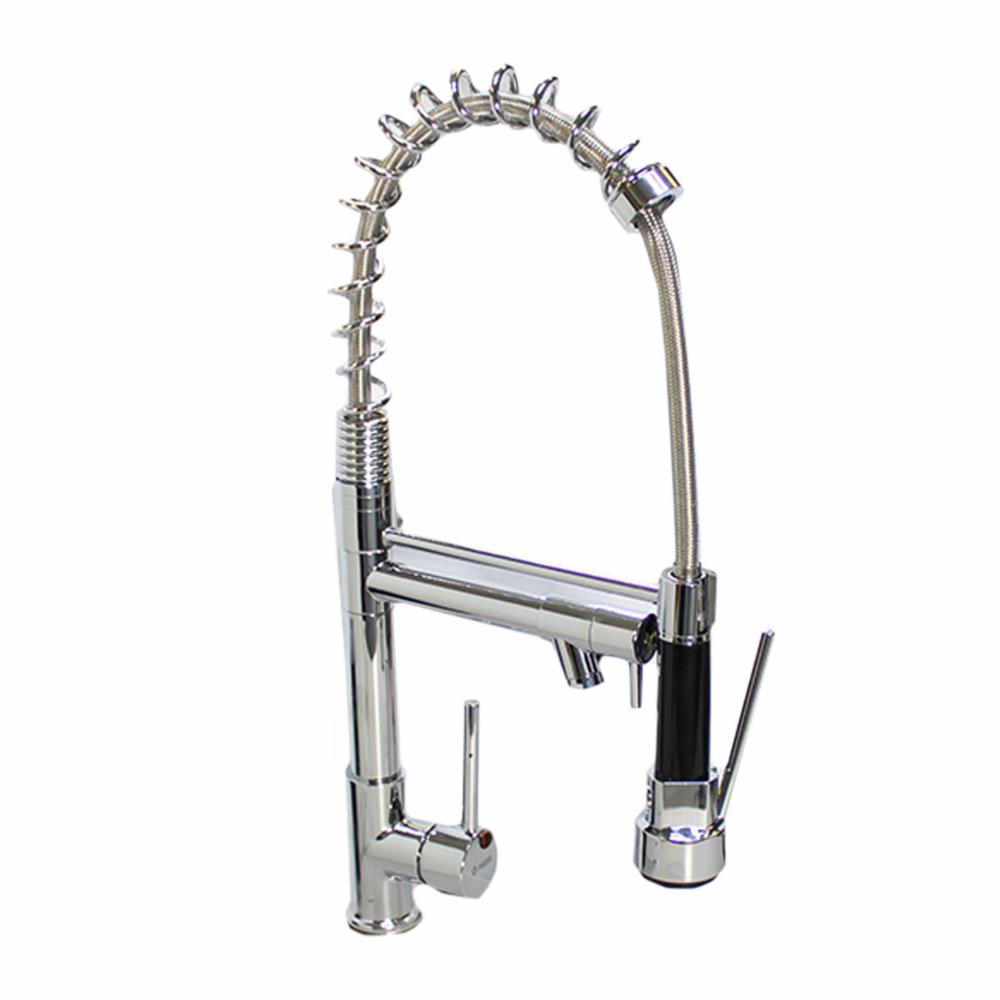 Mezcladora monomando para fregadero flexible