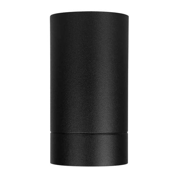 LÁMPARA DE SOBREPONER EN MURO TIPO ARBOTANTE 11.8 X 6.4 CM 1 LUZ NEGRO LUZ CÁLIDA