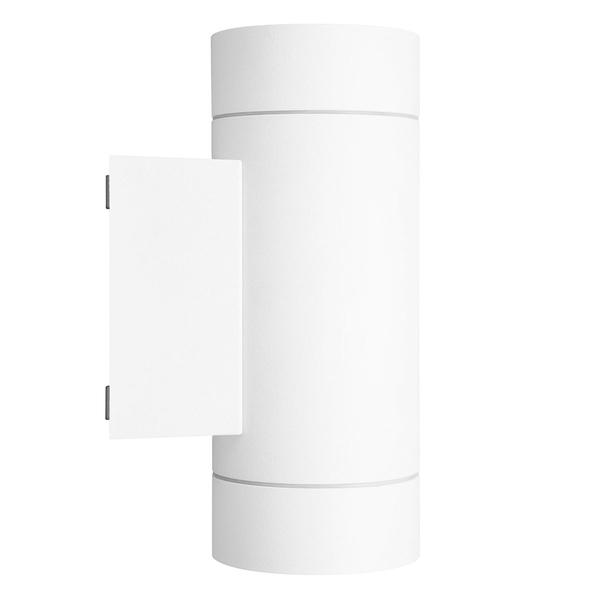 LÁMPARA DE SOBREPONER EN MURO TIPO ARBOTANTE 15.2 X 6.4 CM 2 LUCES BLANCO LUZ FRÍA