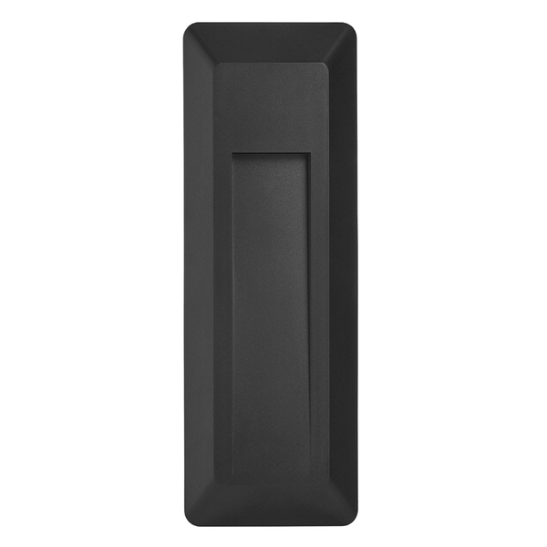 LÁMPARA DE SOBREPONER EN MURO TIPO ARBOTANTE 3 X 8 X 2.8 CM 1 LUZ NEGRO LUZ CÁLIDA