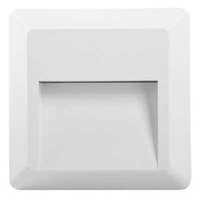 LÁMPARA DE SOBREPONER EN MURO TIPO ARBOTANTE 12.5 X 12.5 X 2.8 CM 1 LUZ BLANCO LUZ CÁLIDA