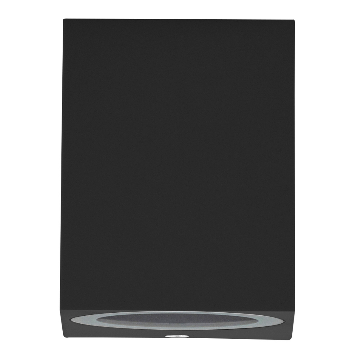 Lámpara de sobreponer en muro tipo arbotante 8.1 x 9.2 x 5.8 cm 1 luz negro luz cálida