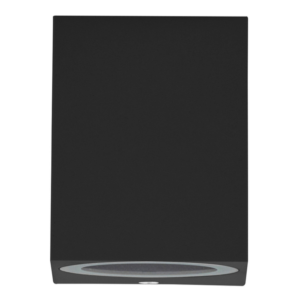 LÁMPARA DE SOBREPONER EN MURO TIPO ARBOTANTE 8.1 X 9.2 X 5.8 CM 1 LUZ NEGRO LUZ NEUTRA