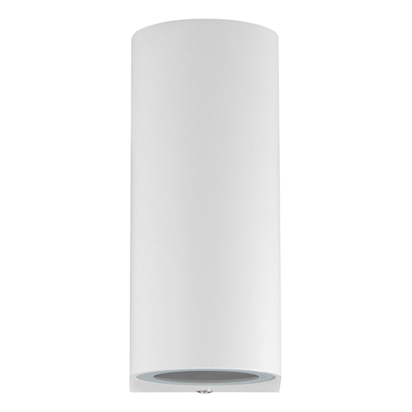 LÁMPARA DE SOBREPONER EN MURO TIPO ARBOTANTE 15 X 9.2 X 5.8 CM 2 LUCES BLANCO LUZ FRÍA