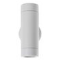 LÁMPARA DE SOBREPONER EN MURO TIPO ARBOTANTE 17.5 X 8 X 8.8 CM 2 LUCES BLANCO LUZ FRÍA