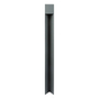 LÁMPARA DE SOBREPONER EN PISO TIPO POSTE 60.5 X 12 X 6 CM 1 LUZ GRIS LUZ CÁLIDA