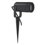LÁMPARA DE SOBREPONER EN PISO TIPO ESTACA 19.4 X 6 X 11 CM 1 LUZ NEGRO LUZ FRÍA