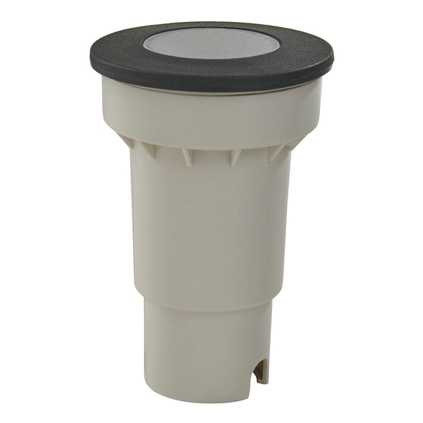 LÁMPARA DE EMPOTRAR EN PISO TIPO SPOT 12.7 X 9.2 CM 1 LUZ NEGRO LUZ NEUTRA