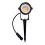 LUMINARIA DE PISO LED 27 X 7 X 6 CM NEGRO