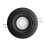 LÁMPARA DE EMPOTRAR EN TECHO TIPO DOWNLIGHT 11 X 10.2 X 10.2 CM 1 LUZ NEGRO LUZ CÁLIDA
