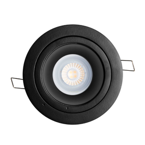 LÁMPARA DE EMPOTRAR EN TECHO TIPO DOWNLIGHT 11 X 10.2 X 10.2 CM 1 LUZ NEGRO LUZ CÁLIDA
