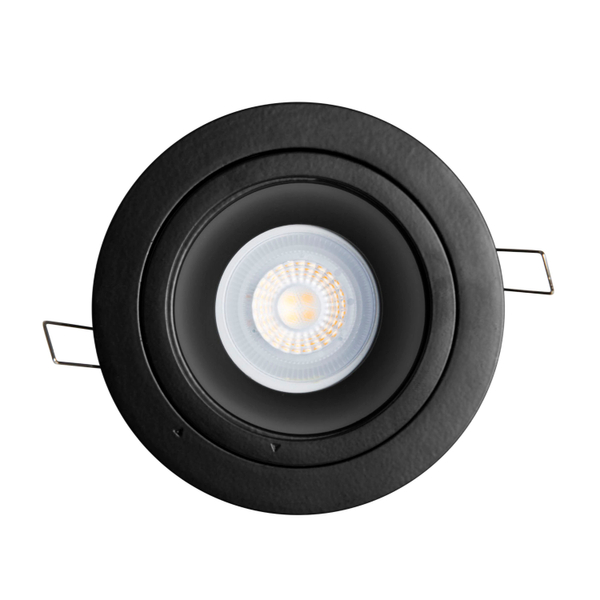 LÁMPARA DE EMPOTRAR EN TECHO TIPO DOWNLIGHT 6.2 X 10.7 CM 1 LUZ NEGRO LUZ NEUTRA