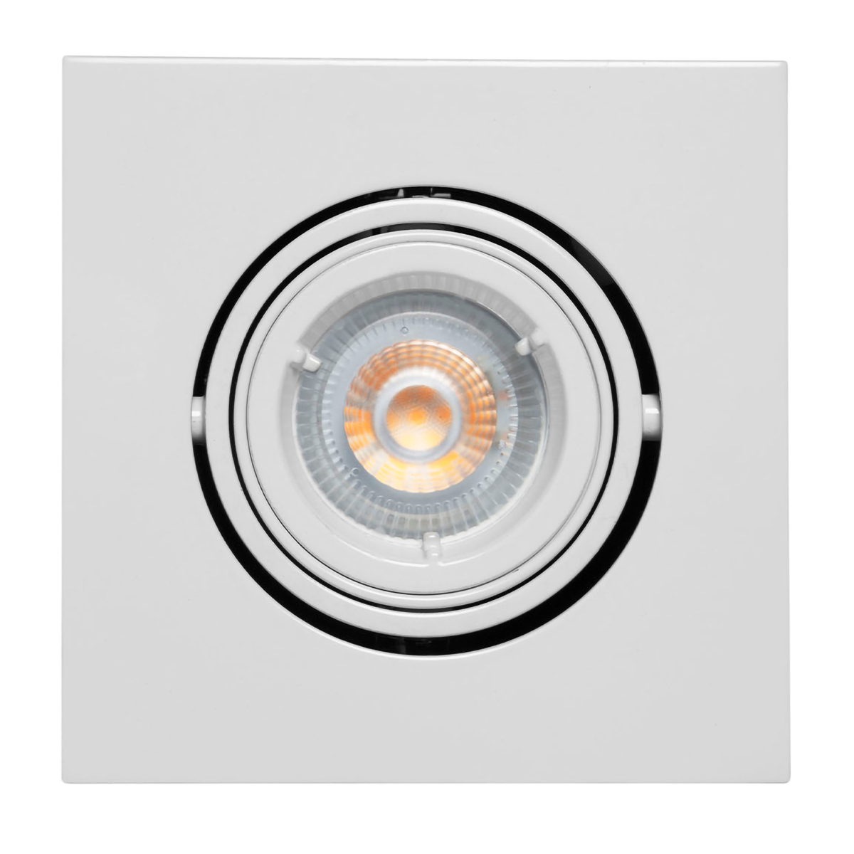 Lámpara de empotrar en techo tipo downlight 10 x 11.8 x 11.8 cm 1 luz blanco luz cálida