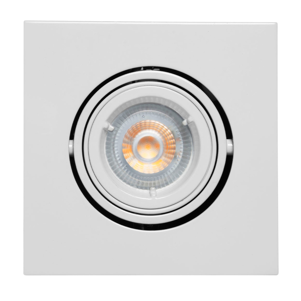 Lámpara de empotrar en techo tipo downlight 10 x 11.8 x 11.8 cm 1 luz blanco luz neutra
