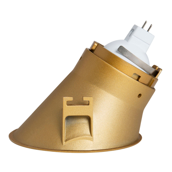 LÁMPARA DE EMPOTRAR EN TECHO TIPO DOWNLIGHT 9.7 X 10.5 CM 1 LUZ DORADO LUZ NEUTRA