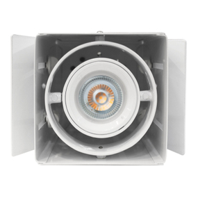 LÁMPARA DE EMPOTRAR EN TECHO TIPO DOWNLIGHT 11 X 10.2 X 10.2 CM 1 LUZ BLANCO LUZ NEUTRA