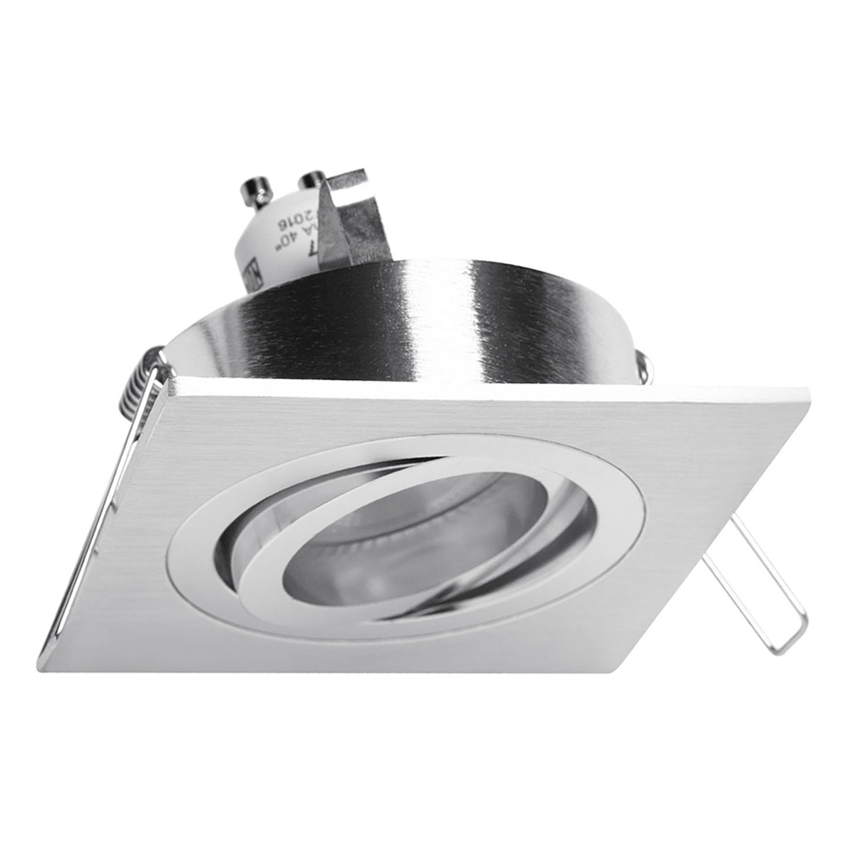 Lámpara de empotrar en techo tipo downlight 6.2 x 9.3 x 9.3 cm 1 luz aluminio luz neutra