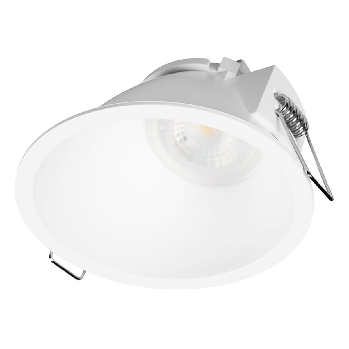 Lámpara de empotrar en techo tipo spot 7 x 9.3 cm 1 luz blanco luz cálida