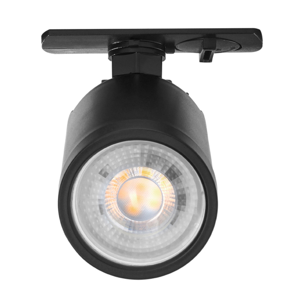 LÁMPARA DE USO EN RIEL EN TECHO TIPO SPOT 5.5 X 11.4 X 8.2 CM 1 LUZ NEGRO LUZ NEUTRA