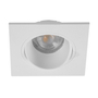 LÁMPARA DE EMPOTRAR EN TECHO TIPO SPOT 3 X 9.2 X 9.2 CM 1 LUZ BLANCO SIN FOCO