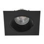 LÁMPARA DE EMPOTRAR EN TECHO TIPO SPOT 3 X 9.2 X 9.2 CM 1 LUZ NEGRO SIN FOCO