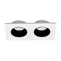 LÁMPARA DE EMPOTRAR EN TECHO TIPO SPOT 3.1 X 17.3 X 9.2 CM 2 LUCES BLANCO LUZ NEUTRA