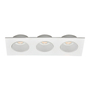 LÁMPARA DE EMPOTRAR EN TECHO TIPO SPOT 3.1 X 25.1 X 9.2 CM 3 LUCES BLANCO LUZ NEUTRA