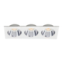 LÁMPARA DE EMPOTRAR EN TECHO TIPO SPOT 3.1 X 25.1 X 9.2 CM 3 LUCES BLANCO SIN FOCO