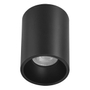 LÁMPARA DE SOBREPONER EN TECHO TIPO SPOT 10.5 X 7.7 CM 1 LUZ NEGRO LUZ NEUTRA