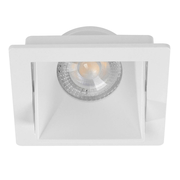 LÁMPARA DE EMPOTRAR EN TECHO TIPO SPOT 9 X 3.7 CM 1 LUZ BLANCO SIN FOCO